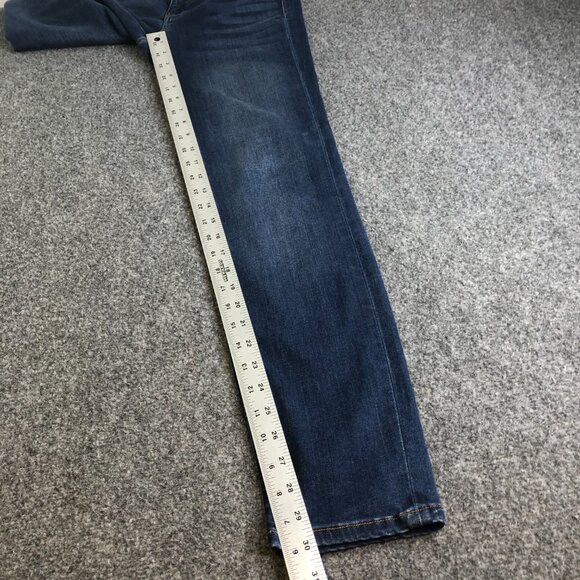 Judy Blue Jeans Womens 3/26 Blue Straight Fit Denim Stretch Mid Rise Comfy 26x30 - Picture 8 of 12